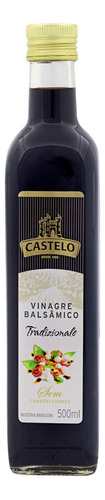 Vinagre Balsâmico Castelo Tradizionale Vidro 500ml