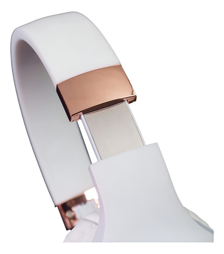 Producto Generico - Auriculares Bluetooth Sobre La Oreja, A. Color Blanco/oro Rosa