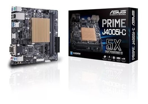 Combo Mother + Procesador Asus Prime J4005i-c Intel Celeron