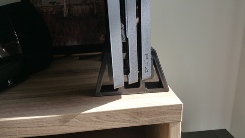 Stand Para Ps4 Pro Suporte Vertical Resistente Cor Preto