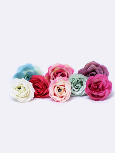 Imagen 4 de 8 de Flores Artificiales Mini Rosas Vintage! X 50 Unidades!