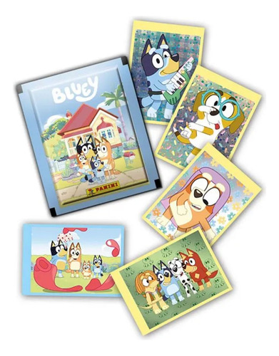 Kit 80 Figurinhas Do Album Bluey 2024 Panini