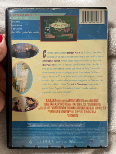 Dvd: De Volta Para O Presente C/ Brendan Fraser - Leg Raro (Usado)