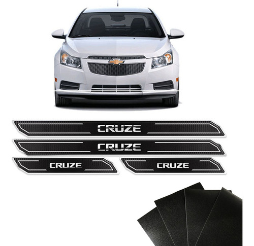 Soleira Da Porta Resinada Com Black Over Gm Cruze Linha 2017