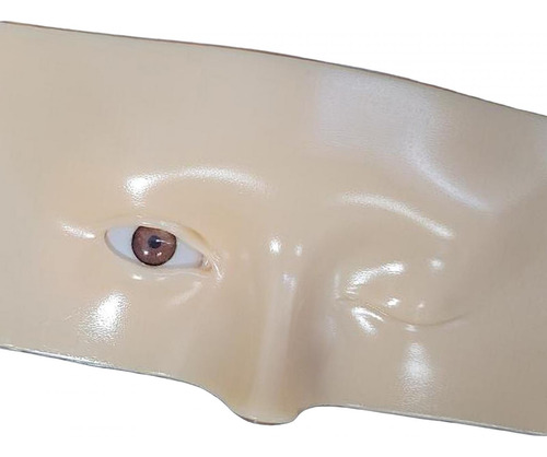Práctica De Maquillaje De Ojos Cara De Silicona Para