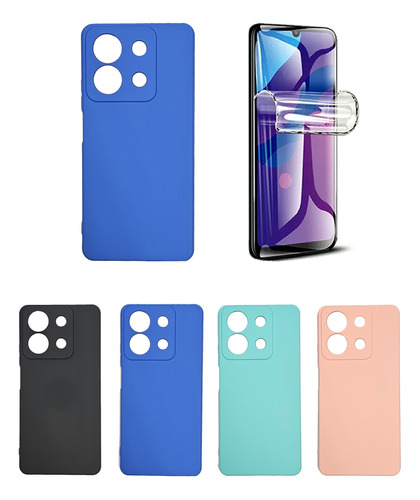 Case Protector + Hydrogel Para Xiaomi Redmi Note 13 Pro 5g