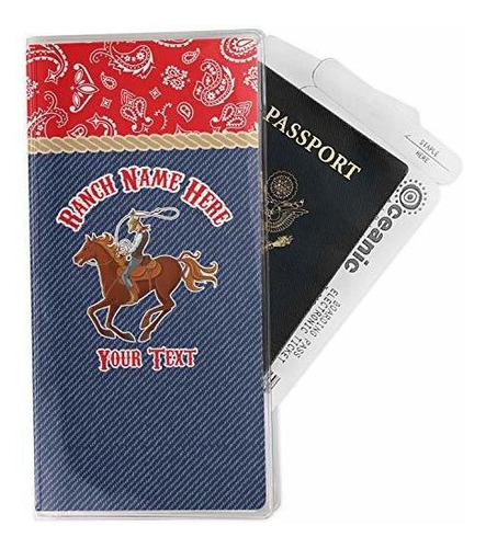 Cubierta Para Pasaporte Western Ranch Travel Document Hold 