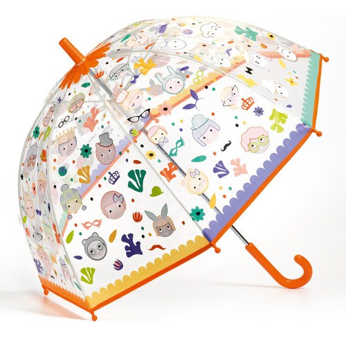 Paraguas Infantil Djeco 70cm X 68cm Diseños Ilustrados