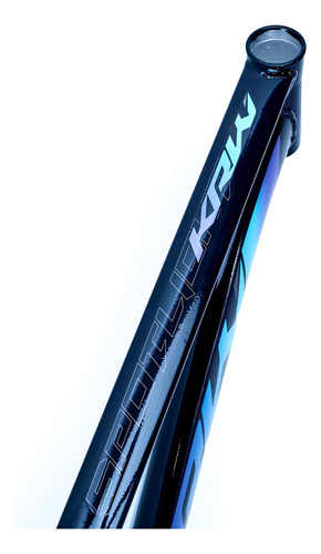Bicicleta Aro 29 Krw Alumínio 24vel Hidráulico Suspensão S2 Cor Preto/azul E Roxo