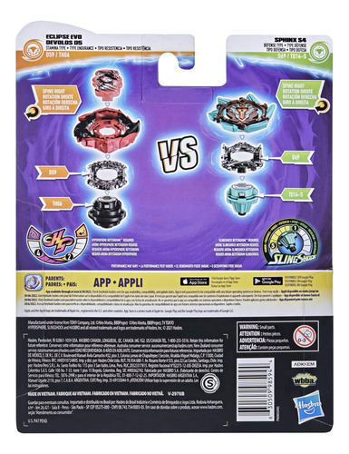 Paquete De Colección Dual Beyblade Burst Surge De Spinning T