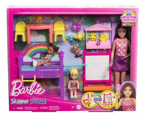 Barbie Set De Juego Skipper Día De Cuidado