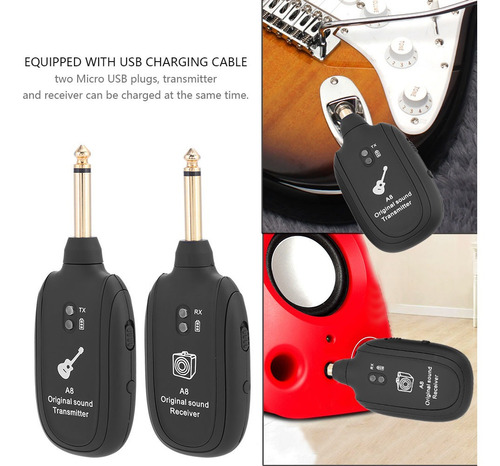 Imagem 3 de 9 de Transmissão De Guitarra, Receptor De Guitarra, Misturadores