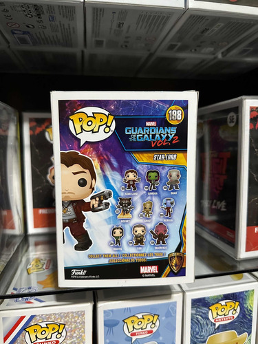 Funko Pop 198 Marvel Guardianes De La Galaxia Starlord Chase (Usado)