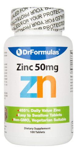 Drformulas Suplemento De Zinc Para El Acne De 50 Mg Con Citr