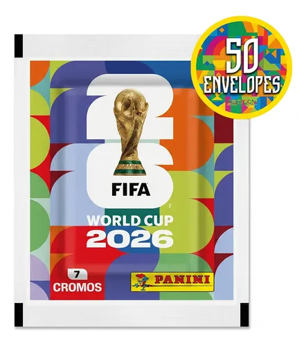 Kit 350 Figurinhas Do Album Copa Do Mundo 2026 50 Envelopes
