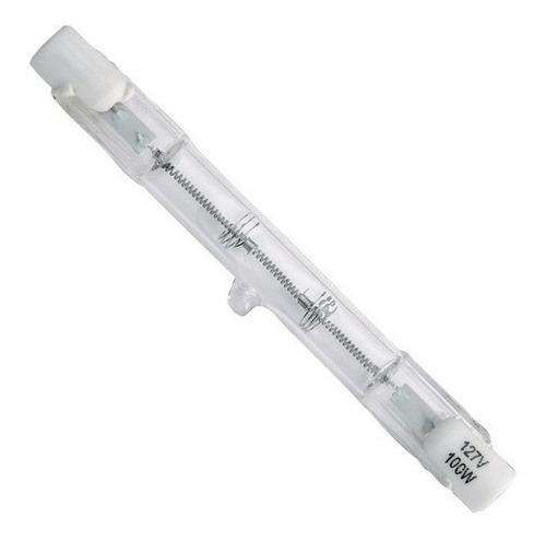 Imagem 3 de 3 de Lâmpada Halogena Palito R7s 100w 127v Osram