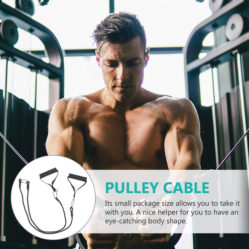 1 Juego De Cables De Polea De Entrenamiento Para Ejercitar L