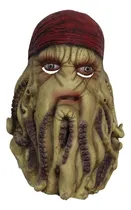 Comprar Máscara Personaje Piratas Del Caribe. Látex Halloween Color Café Piratas Del Caribe