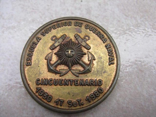 Makuka: Medalla Escuela De Guerra Naval Peru 1980 Xsm