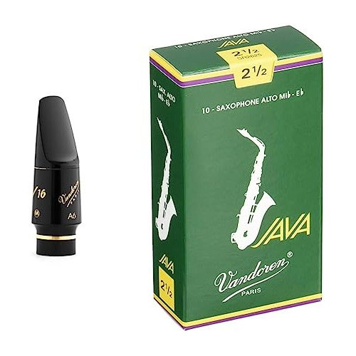 Boquilla Vandoren A6 Y Cañas Java 2.5 - Set Saxo Alto