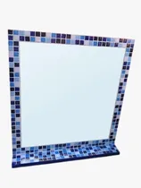 Comprar Espejo Venecitas 50x60 +estante Diseño Y Decoracion Baño