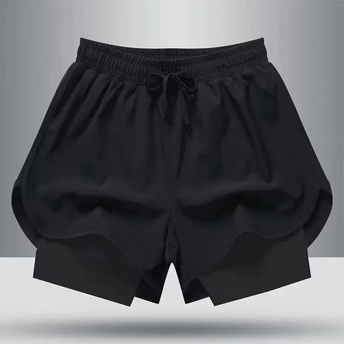 Pantalones Cortos De Entrenamiento Y Baloncesto 2 En 1 Para