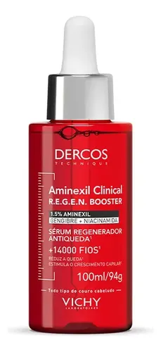 Sérum Capilar Antiqueda com Aminexil 1.5%, R.E.G.E.N Dercos Vichy...