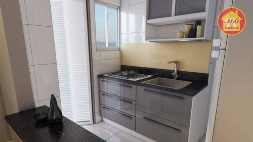 Imagem 2 de 12 de Apartamento Com 1 Dormitório À Venda, 39 M² Por R$ 275.000,00 - Boqueirão - Praia Grande/sp - Ap6776