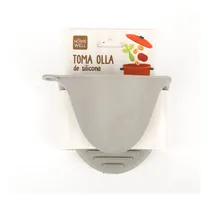 Comprar Manoplas Para Cocina Toma Olla De Silicona - Homewell Color Gris