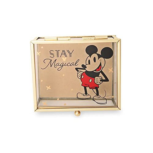 Caja De Joyería De Mickey Mouse - Mantente Mágico, Ca...