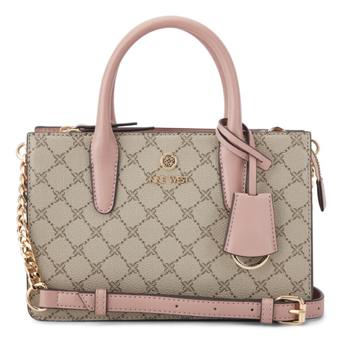 Bolsa Satchel Para Mujer Nine West Beige Ngg540976
