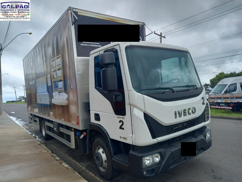 Imagem 3 de 15 de Iveco 9-190 Tector (2020) Baú Carga Seca