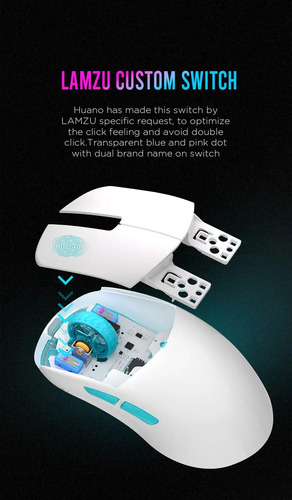 Mouse Lamzu Atlantis Mini Pro Gamer Inalámbrico 26k Dpi
