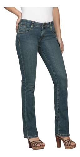 Pantalon Jeans Vaquero Cintura Baja Wrangler Mujer W02