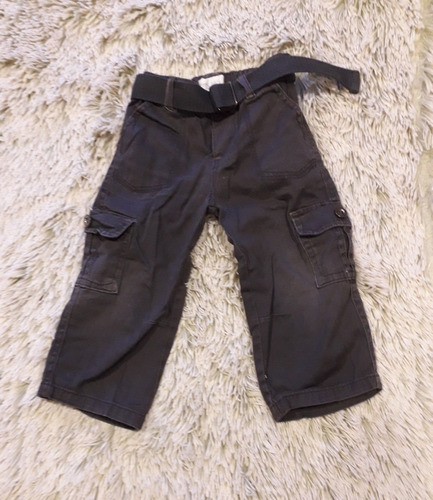 Pantalon Bebe Niño Con Cinto Incluido