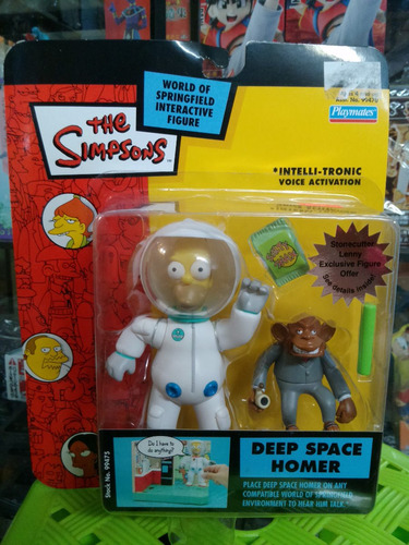 Simpsons Playmates Deep Space Homer Rara