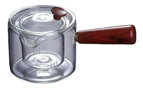 Tetera De Cristal, Resistente Al Calor, Extraíble, Transpare