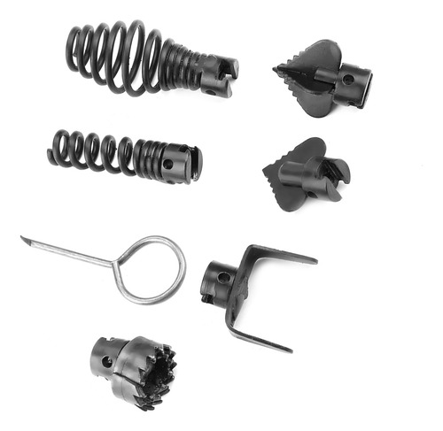 Cabezal De Corte Para Desagües, 7 Piezas, Tuberías De Acero