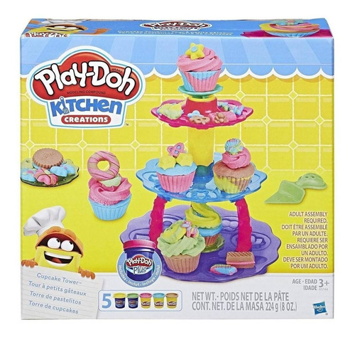 Masas Play Doh Playdoh Torre De Cupcakes Hasbro Origina Full