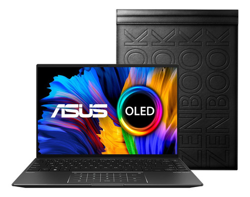 Notebook Asus Zenbook 14x Oled Amd Ryzen 7 (5800h) 8gb Ram 512 Ssd 14' 2,8k (2880 X 1800) Oled 16:10 90hz Touch Windows 11 (um5401qa-kn198w)