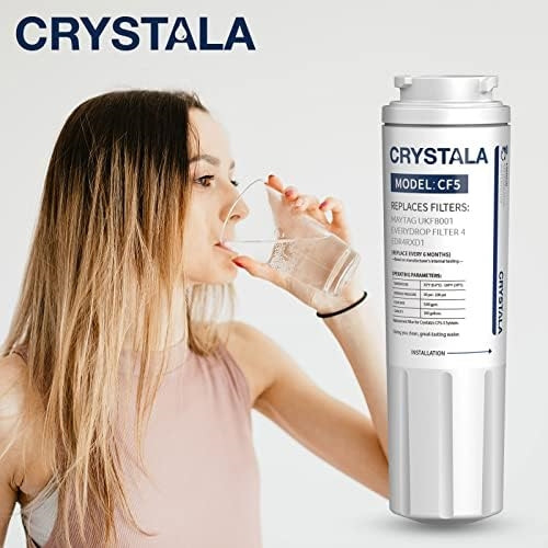 Crystala Filters Ukf8001 Filtro De Agua Compatible Con Whirl