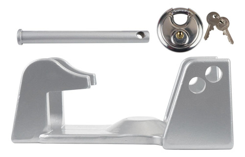 Cerradura De Cuello De Cisne Para Remolque Cerradura Plata