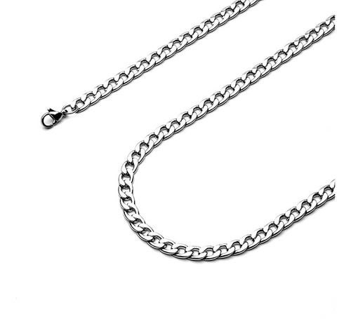 Imagen 4 de 7 de Collar Cadena Hombre Eslabones Acero Quirurgico 6mm Calidad