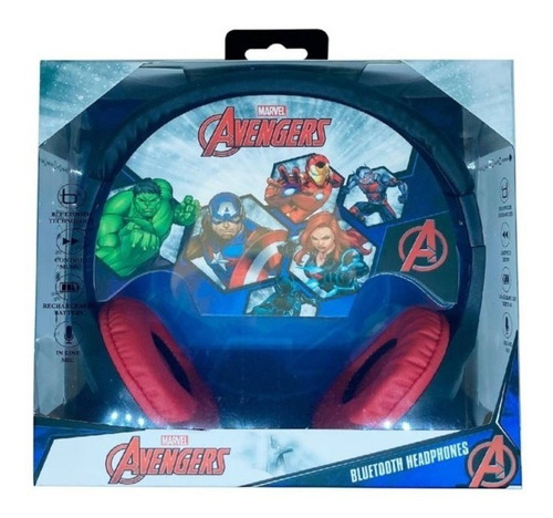 Audífonos Bluetooth Sakar Marvel Avengers Iron Man Sakar