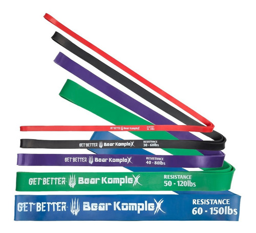 Liga Banda Resistencia Bear Komplex #4 Crossfit Pull Ups Gym