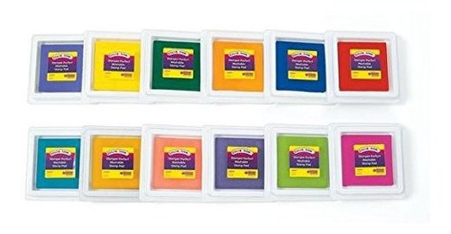 Colorations Stamper-perfect Lavable Stamp Pads - Juego De 12