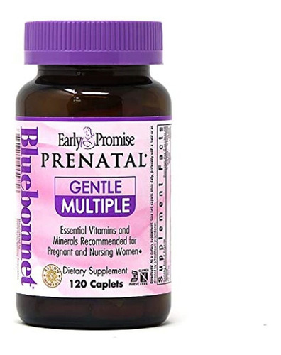 Bluebonnet Early Promise Cápsulas Prenatales Suaves, 120 Uni