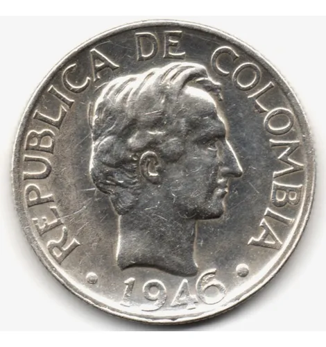 20 Centavos 1946 Bogotá Plata (Usado)