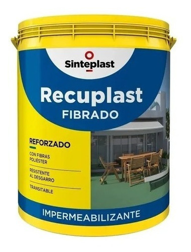 Recuplast Fibrado Membrana Liquida 4 Kgs Sinteplast