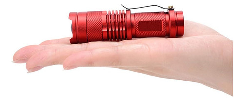 Linterna Led Roja De Un Solo Modo, Mini Linterna Roja E...